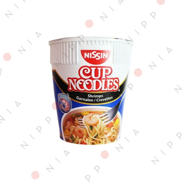 Nissin Cupa Noodles japonezi instant cu gust de creveti