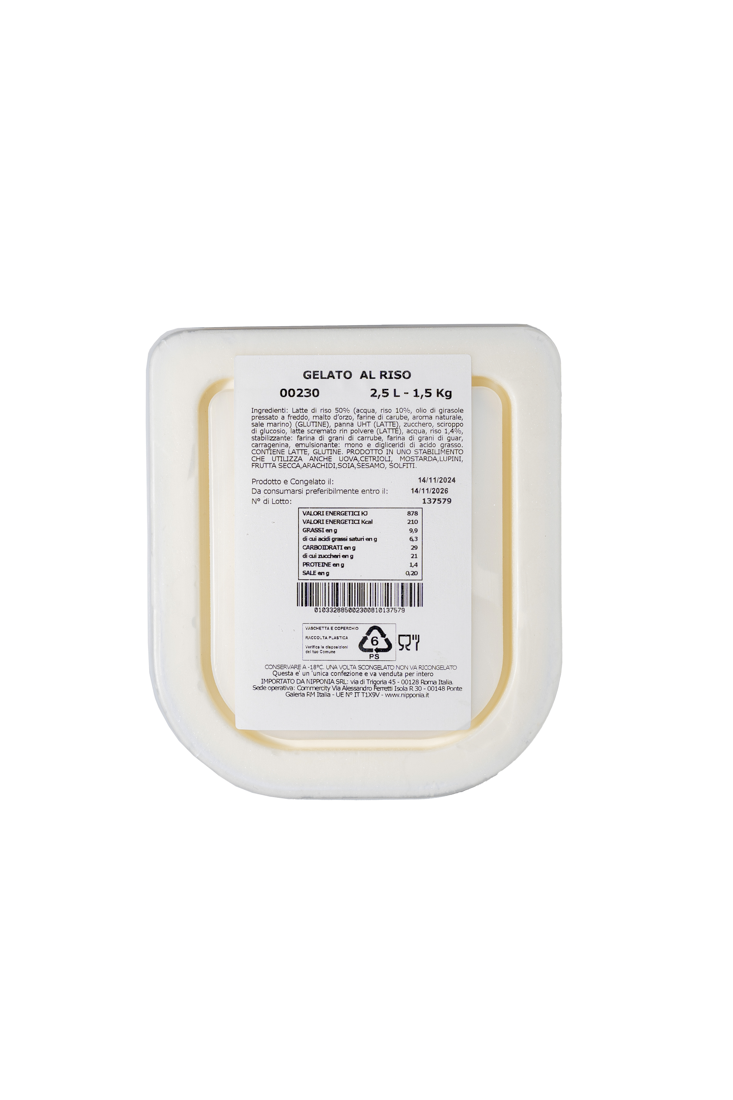 inghetata cu orez 2,5L